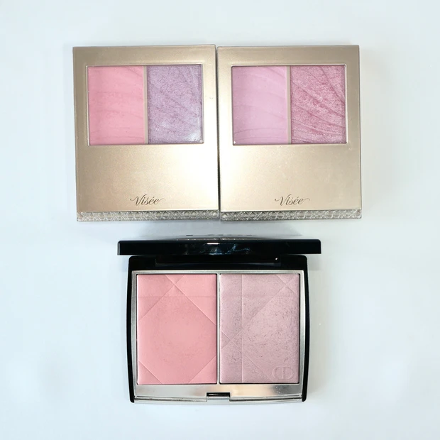 ディオール ルージュブラッシュ カラー&グロウ チーク 廃盤 ヴィセのチークと比較