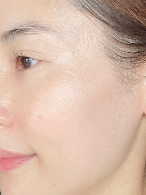 パウダーバームの肌仕上がり