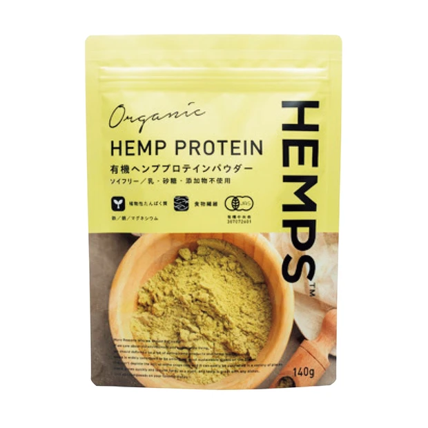 HEMPS 有機ヘンププロテインパウダー 140g￥1188／ヘンプフーズジャパン