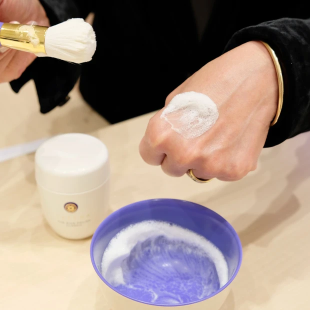 タッチャ otemaeリチュアル デモンストレーション 泡立ち