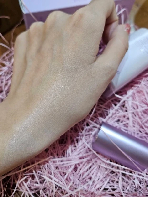 【ティルティル(TIRTIR)化粧下地】ティルティル(TIRTIR)マスクフィットトーンアップエッセンス ラベンダー スウォッチ2