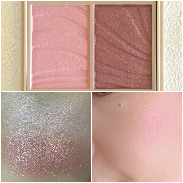 レイヤード フルリ チーク RO-３ イエベのスウォッチ 口コミ