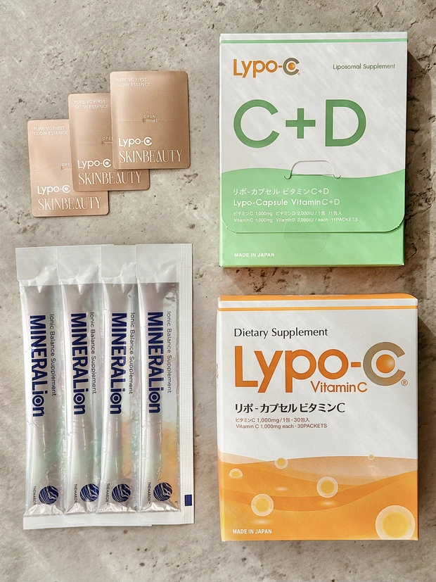 リポc リポソーム　ビタミンC 美容液　ミネラリオン　ミネラル　神崎恵　田中みな実　サプリメント　インナービューティ