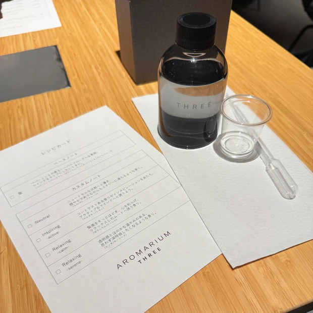 ミッドタウン日比谷 THREE アロマリウム ディフューザークラフト