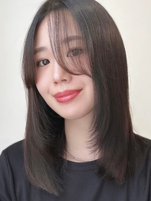 ミディアムレイヤー　名古屋美容室