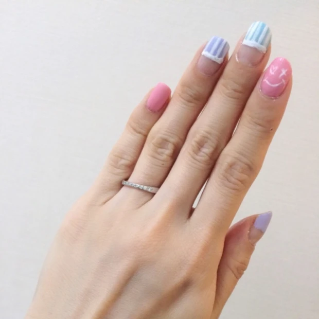 【100均】マット×パステルカラーNail♡【プチプラ】