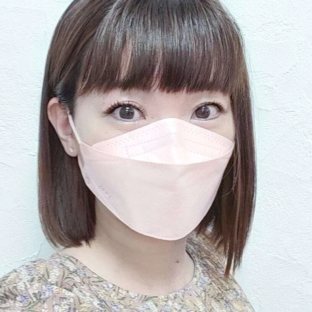 【新色JN95マスク】日本製不織布3D立体型血色マスク 改良された血色カラー比較_4