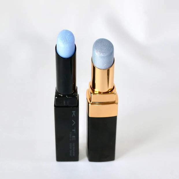 CHANEL シャネル ルージュココフラッシュ 284 ベイビーブルー KATE カラートナー 比較