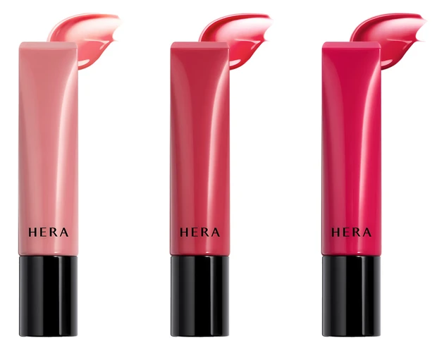 HERA 春新色 リップ 「センシュアル ティンティッドシャイン リップセラム」 新色 220サンデイズ 323 チェリーオントップ 136 コールドベリー