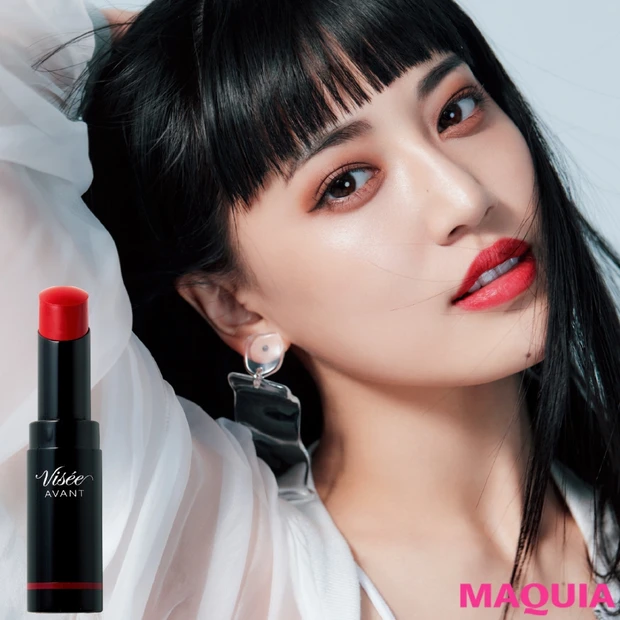 藤井夏恋さんはヴィセ アヴァン一択! 赤リップ好きが選ぶ春の本命リップ