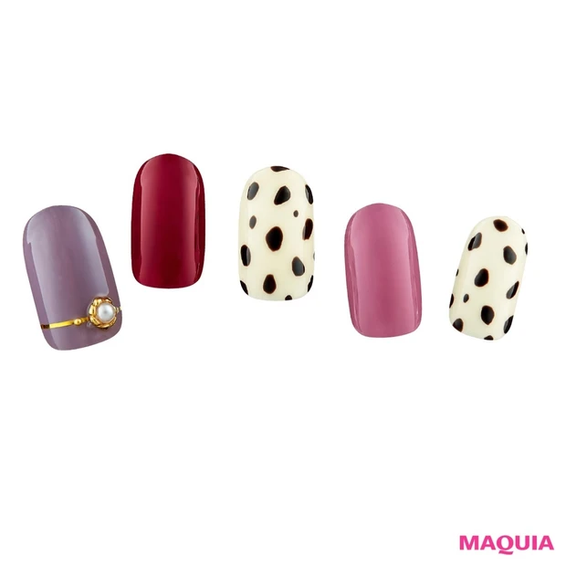 女性らしい魅惑の攻め色☆ ベリーカラーの最旬ネイルデザイン