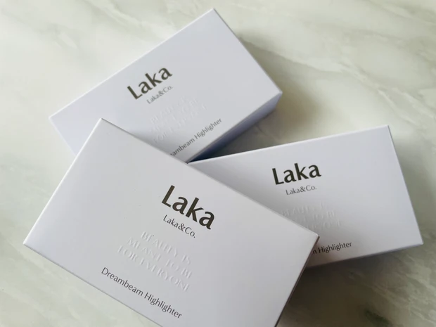 人気韓国コスメ【Laka】の新作、ドリームビームハイライターを全色レビュー!《Qoo10購入品》_10