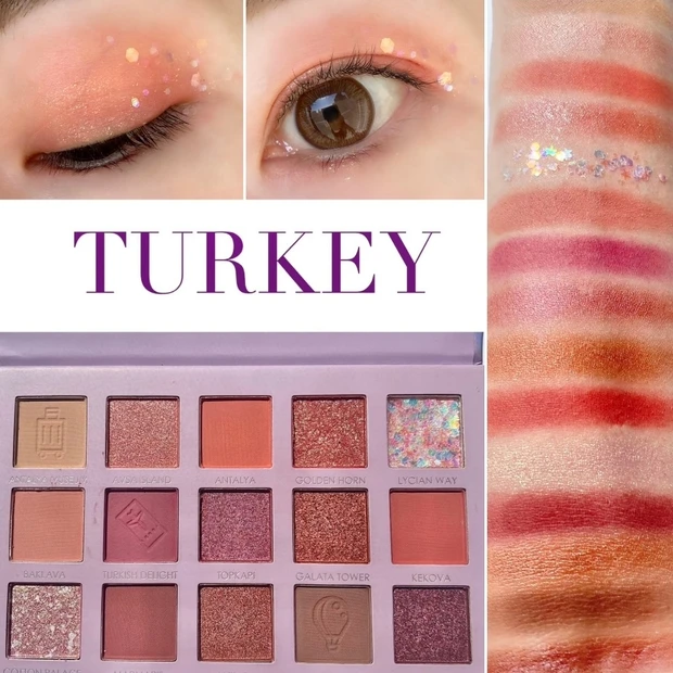 話題の中国コスメ！フーカルーアの世界累計150万個突破中の"GO TRAVEL"パレットを徹底レビューしました。_3_3