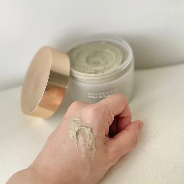 ▶Laline（ラリン）ボタニカル ボディスクラブ オリーブ&ババスの口コミ