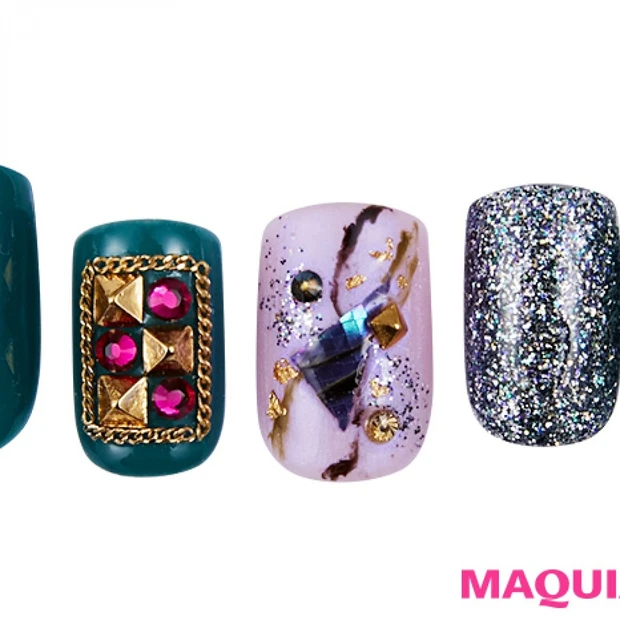 モダンなスパイスが光る、「ヴィクトリアンヴィンテージ」ネイル