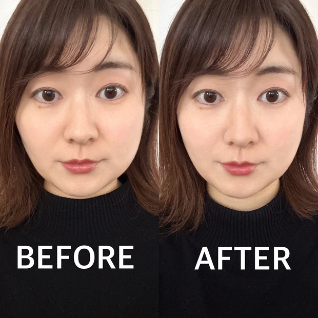 JUDYDOLL メリハリマスターパレット 02N ビフォーアフター