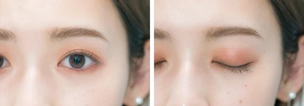 ジルスチュアート ブルームクチュール アイズ 06 honey gerbera 白石聖 アイメイクHOWTO②
