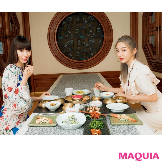 ソウルの美味しいものを、鈴木えみ&MEGBABYがレポ! 【宮廷料理、ホ…