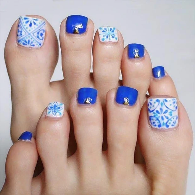 100均ポリッシュでスタイリッシュに仕上げる! 爽やかエスニックタイルネ…