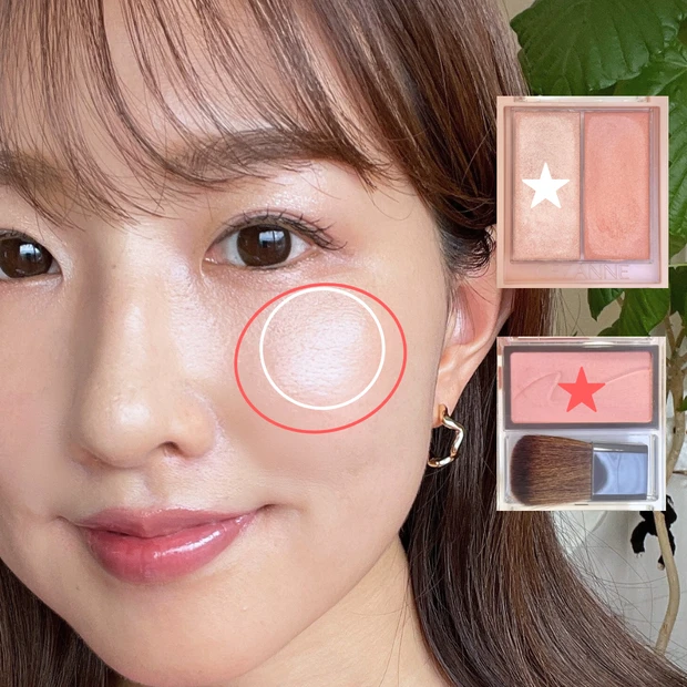 チーク　入れ方