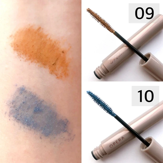 オペラ、カラーリングマスカラ、スウォッチ