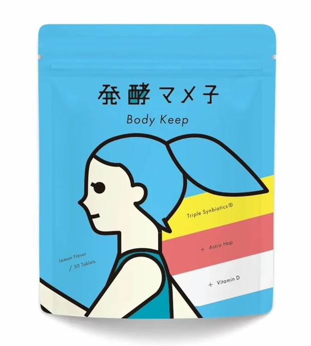 月星座・水瓶座の2025年下半期 運気アップコスメ 発酵マメ⼦ ボディキープ 30粒 ¥3980/フローラプラス