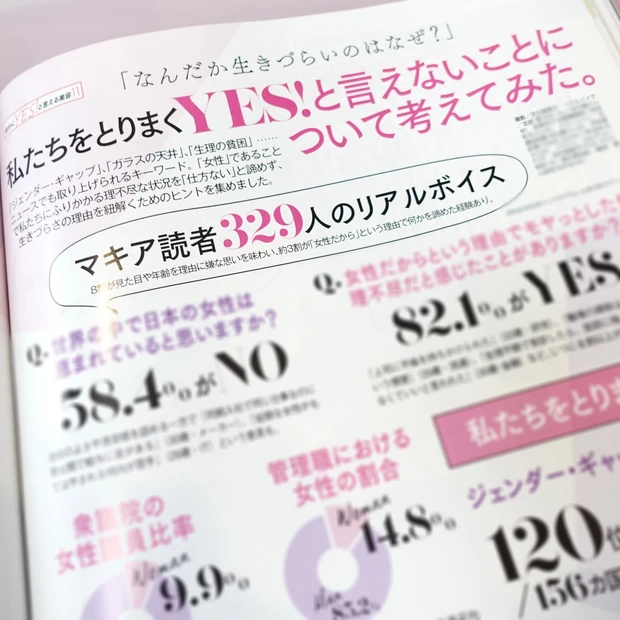 マキア9月号　秋メイク　maquia