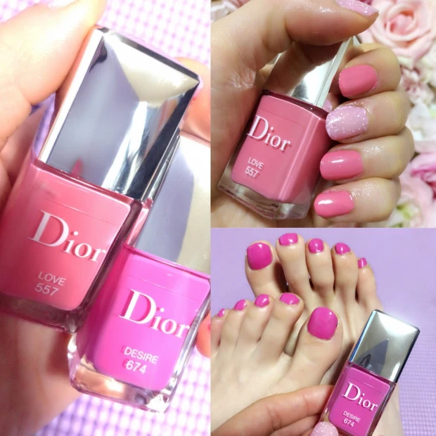 ディオール春限定ピンクネイル2色を塗り比べ♡