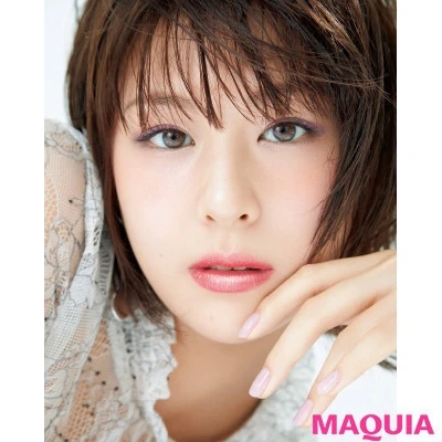 【2020年最新春メイク】西内まりやさんは脱マット! イヴ・サンローランのバーガンディリップで春顔に_1