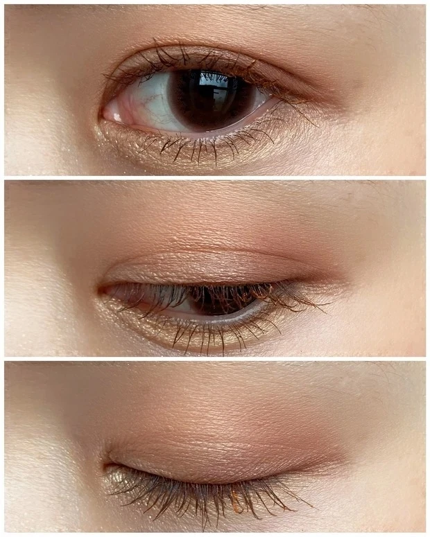 セザンヌ ベージュトーンアイシャドウ 04 ミモザベージュ 使い方・塗り方