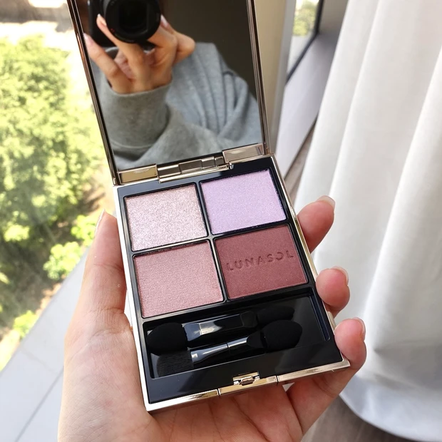 春の店舗限定色　LUNASOL（ルナソル）　アイカラーレーション N EX15 Spring Concertoを使った春メイク紹介