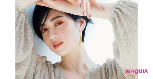 アディクション ザ アイシャドウ パレットを使ったイエローメイク_ワントーンだから叶う「あか抜けFace」_1