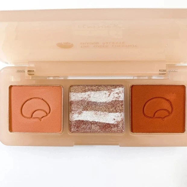 【中国コスメ】LEEMEMBER（リメンバー）3色マロンアイシャドウパレット #01 ナッツビスコッティ_パッケージ