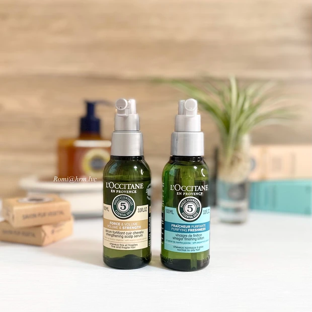 L'Occitane ファイブハーブス ボリューム＆ストレングススカルプセラム  ファイブハーブス ピュアフレッシュネスシャイニングビネガー