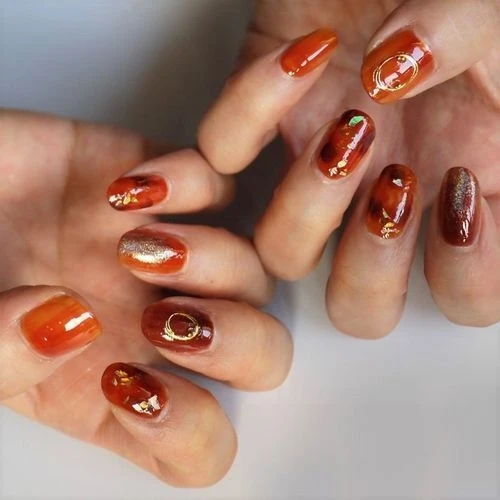 【ロムアンドネイル使用】実は簡単！セルフネイル初心者さんにもおすすめ冬のニュアンスネイル！_8_3