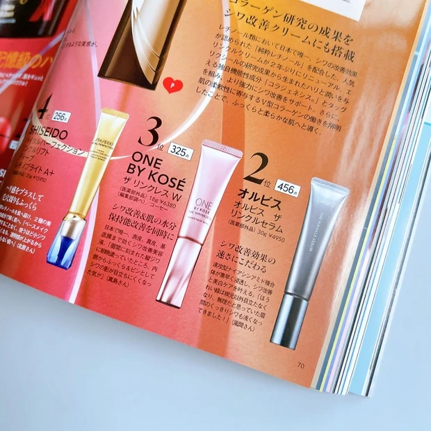 MAQUIA1月号「MAQUIA2025年下半期ベストコスメ【シワケア部門】」