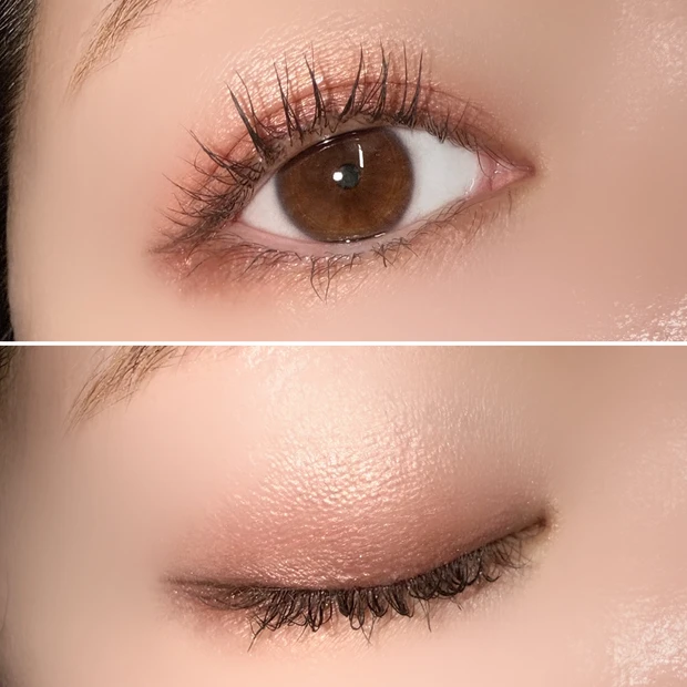 Dior ディオールショウ サンク クルール 743 ローズ チュール イエベ春 ブルベ夏 アイメイクの仕上がり