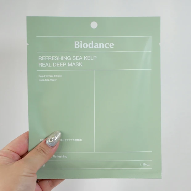 Biodance バイオダンス リフレッシングシーケルプ リアルディープマスク 緑