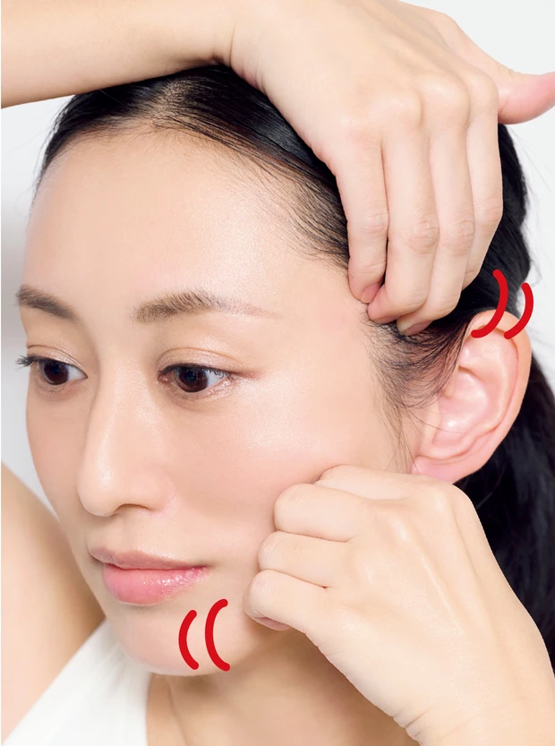 エラ張りを解消する小顔マッサージ1