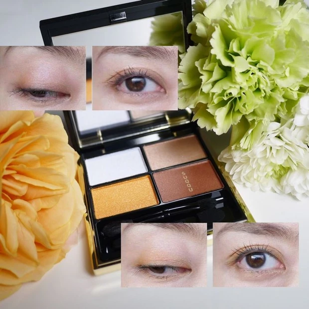 アラフォーの目元にも映える！SUQQU限定シャドウで春のオレンジアイメイク！