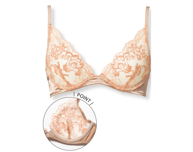 鳩胸特有の張り出し感をパッドレスで軽減