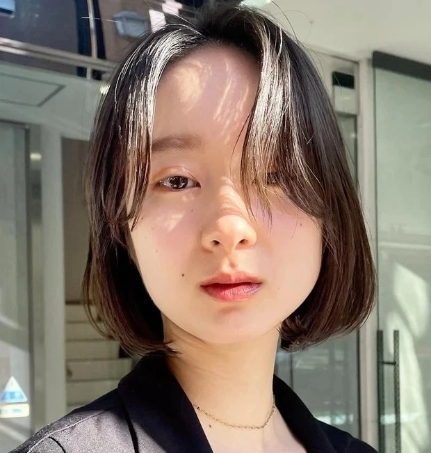 【大人の小顔ボブ2022】ひし形シルエット×透明感のあるツヤカラーは30代・40代におすすめ!