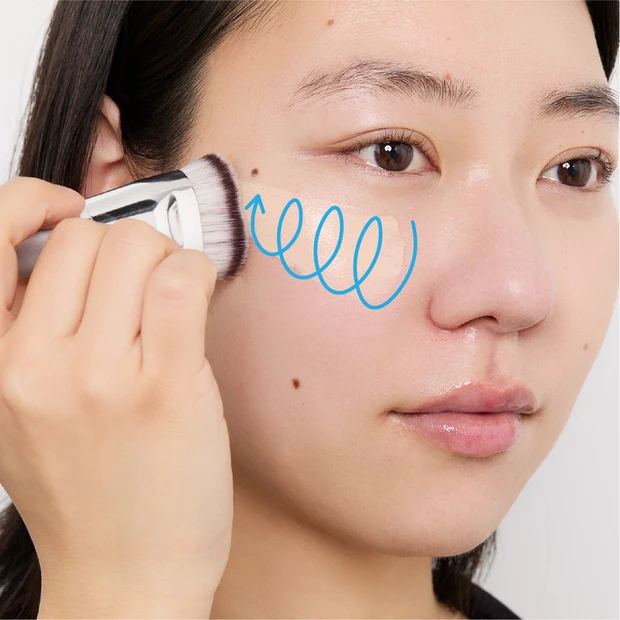 キスミー フェルム セラムカバー リキッドファンデ塗り方 ロージーローザ マルチファンデブラシ使い方 プチプラコスメ お悩み カバーメイク ベースメイク 毛穴 2026春新作