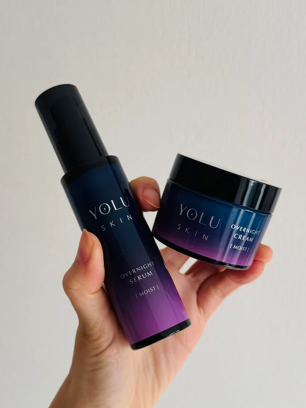 YOLUのオーバーナイトセラム&クリーム