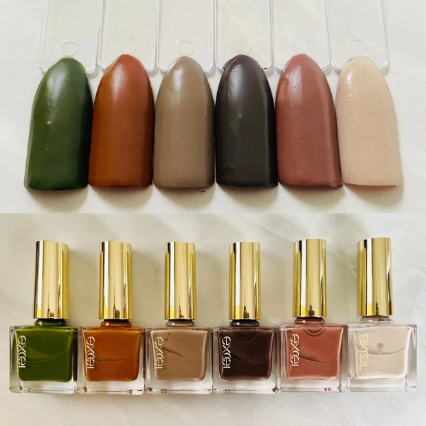 ★2022 Autumn Collection★発売したばかりのエクセルの秋新色コスメをご紹介!【グリームオンフィットシャドウ・エッセンスネイルオイル・ネイルポリッシュ】_14