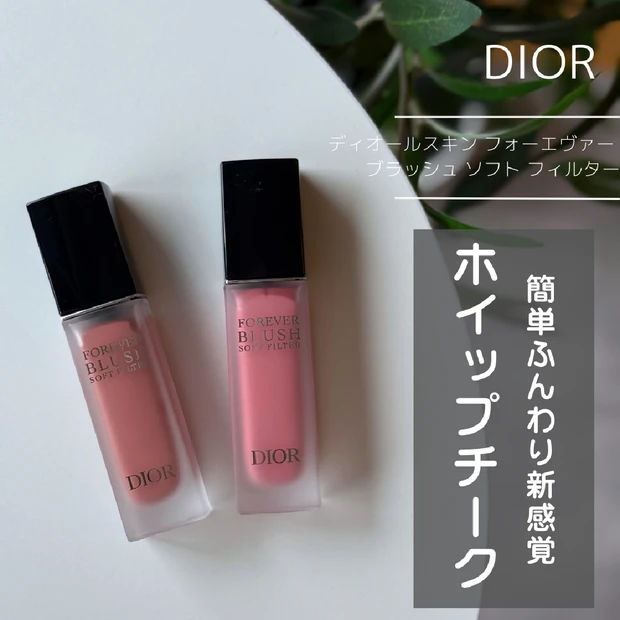 【ブルベが選んだ2色はこれ！】DIOR（ディオール）の新作チーク「ディオールスキン フォーエヴァー ブラッシュ ソフト フィルター」をレビュー！