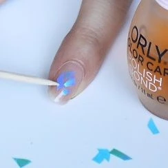 100均＆プチプラコスメで簡単♡セルフでできるマーメイドネイル！_4_1