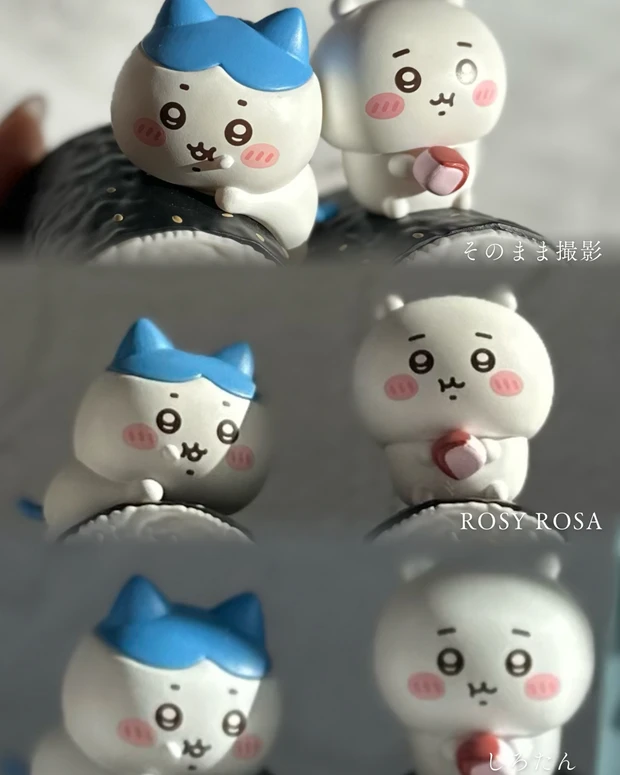 リアルックミラーと普通の鏡での見え方を比較した画像。始めた頃の変化