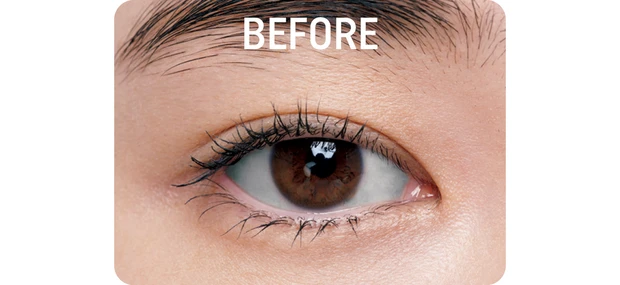 アイメイク 奥二重 長井かおり ビフォー