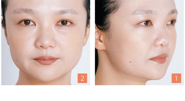 チーディングで平たいワイングラス形を作る